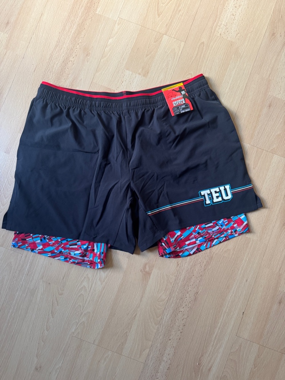 Chubbies x George Kittle TEU shorts NEW